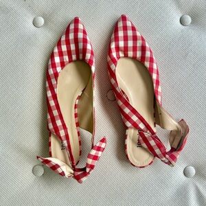 Jon Josef Red Gingham Women's Shoes